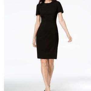 Calvin Klein Short Sleeve Sheath Dress